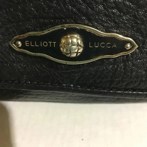 Elliott Lucca Black leather shoulder handbag - Picture 5 of 8